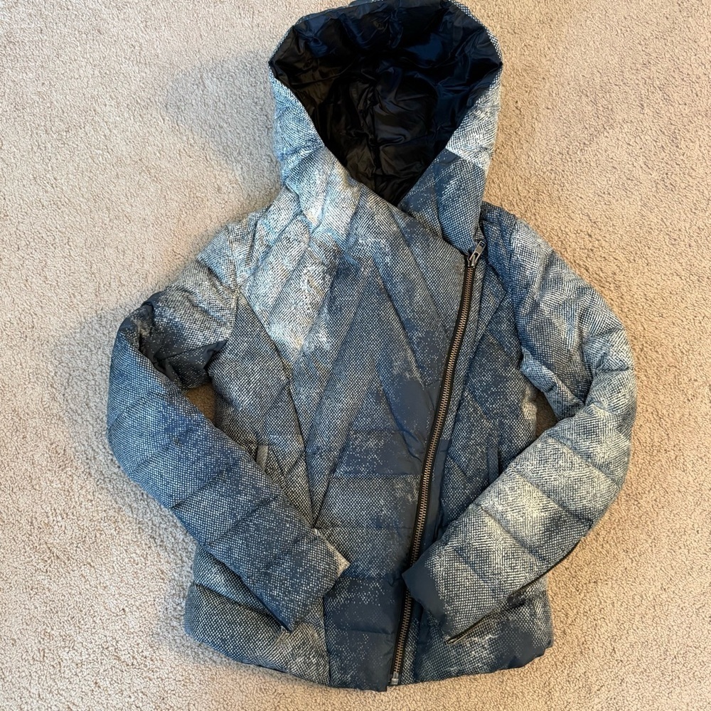 Helmut Lang Printed Puffer Coat XS